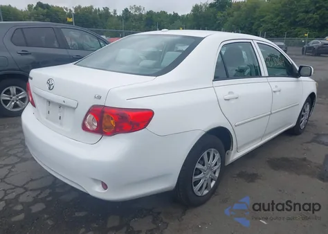 2010 Toyota Corolla Le z USA, uszkodzony, nr VIN 2T1BU4EE2AC293934